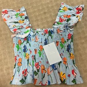 Hill House Paz crop top. Size Small. NWT